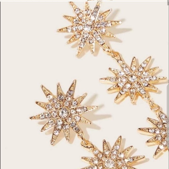 NWT Star Drop Earrings - Picture 2 of 2